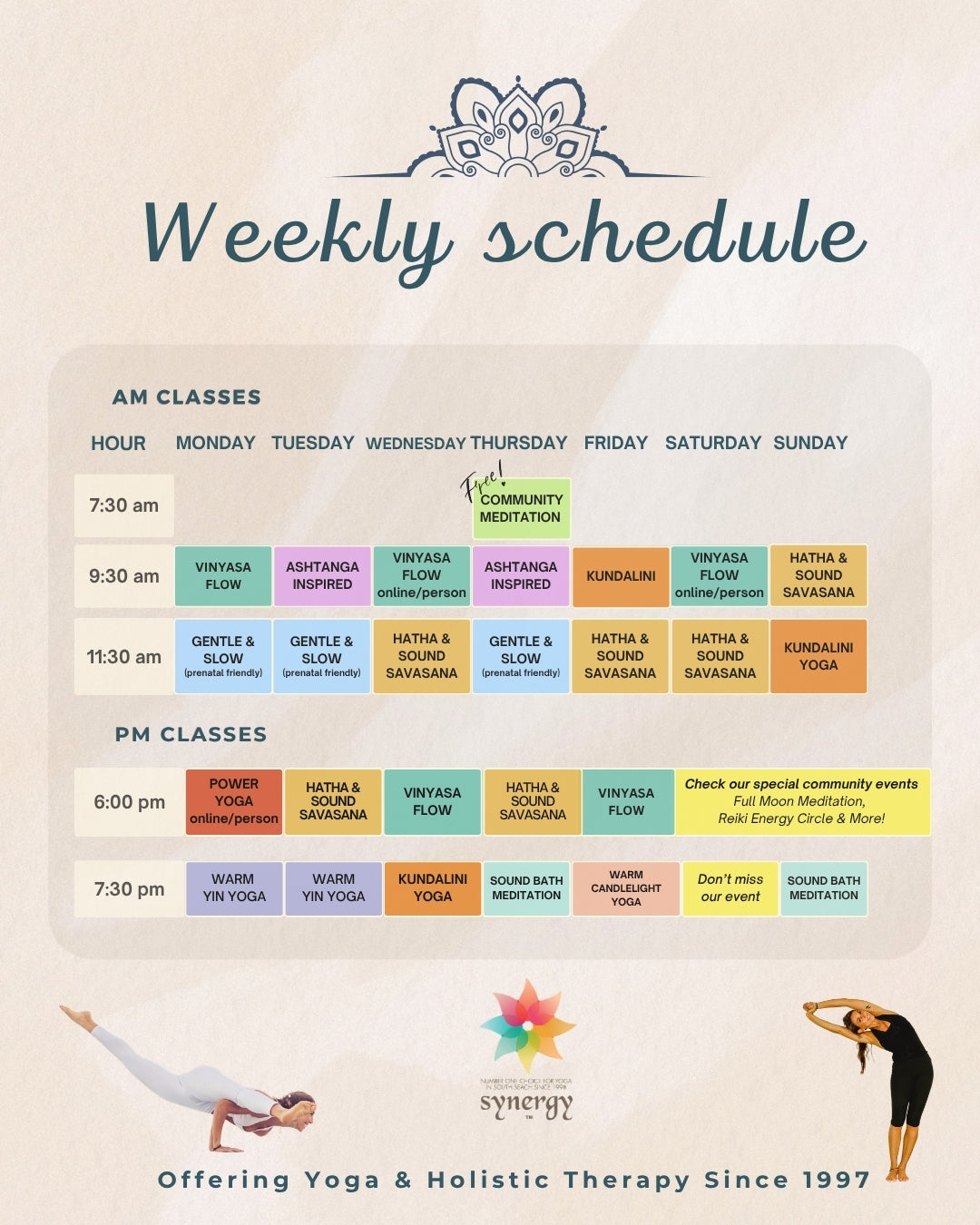Only $95 Unlimited Yoga Classes