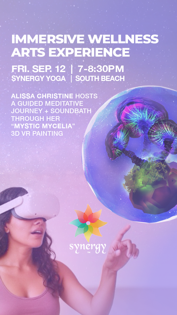 IMMERSIVE WELLNESS EXPERIENCES - A VR Guided Meditation - Friday Sept 12, 7pm