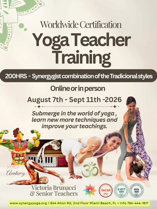 200HR Hatha/Vinyasa Yoga Teacher Training - August 7th - Sept 11th -2026
