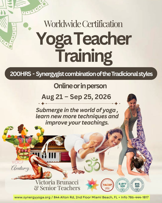 200HR Hatha/Vinyasa Yoga Teacher Training - Aug 21 – Sep 25, 2026