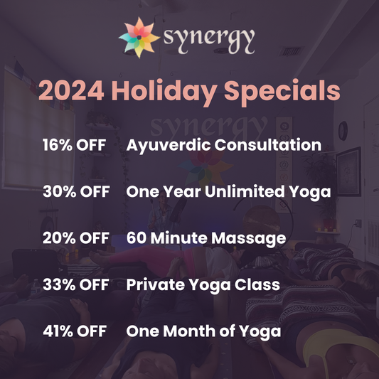 Synergy Yoga Miami Holiday Specials