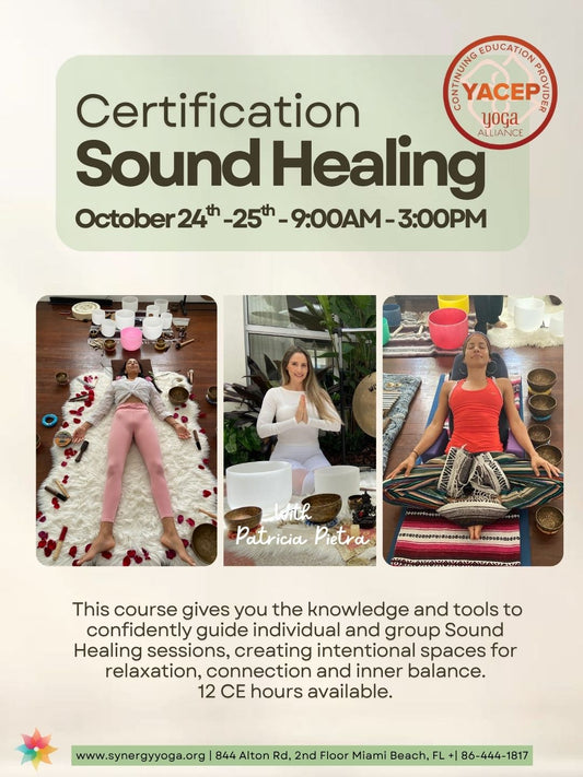 Sound Healing Certification| Oct 24th & 25th| 9-3PM
