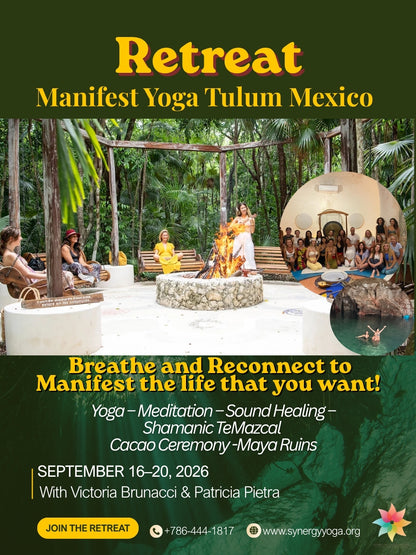 Manifest Yoga Retreat Tulum Mexico Wednesday, September 16 – Sunday, September 20, 2026