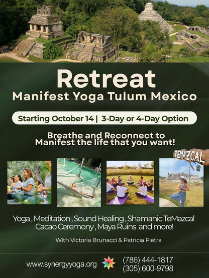 Manifest Yoga Retreat Tulum Mexico, Starting October 14 | 3-Day or 4-Day Option