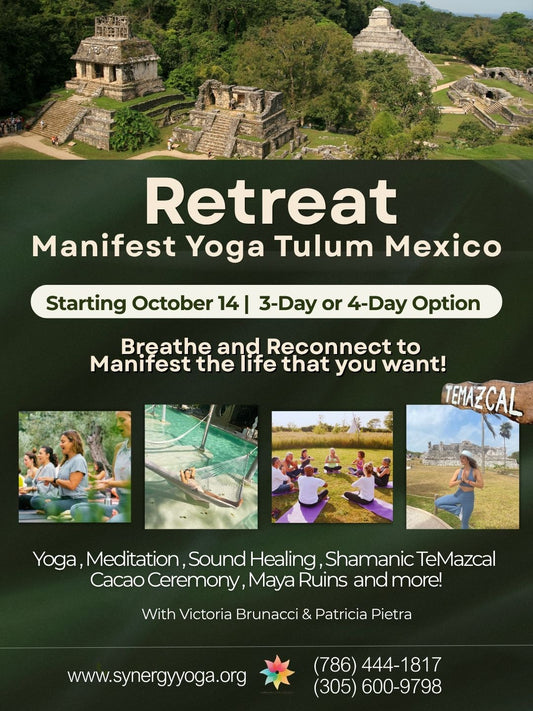 Manifest Yoga Retreat Tulum Mexico, Starting October 14 | 3-Day or 4-Day Option