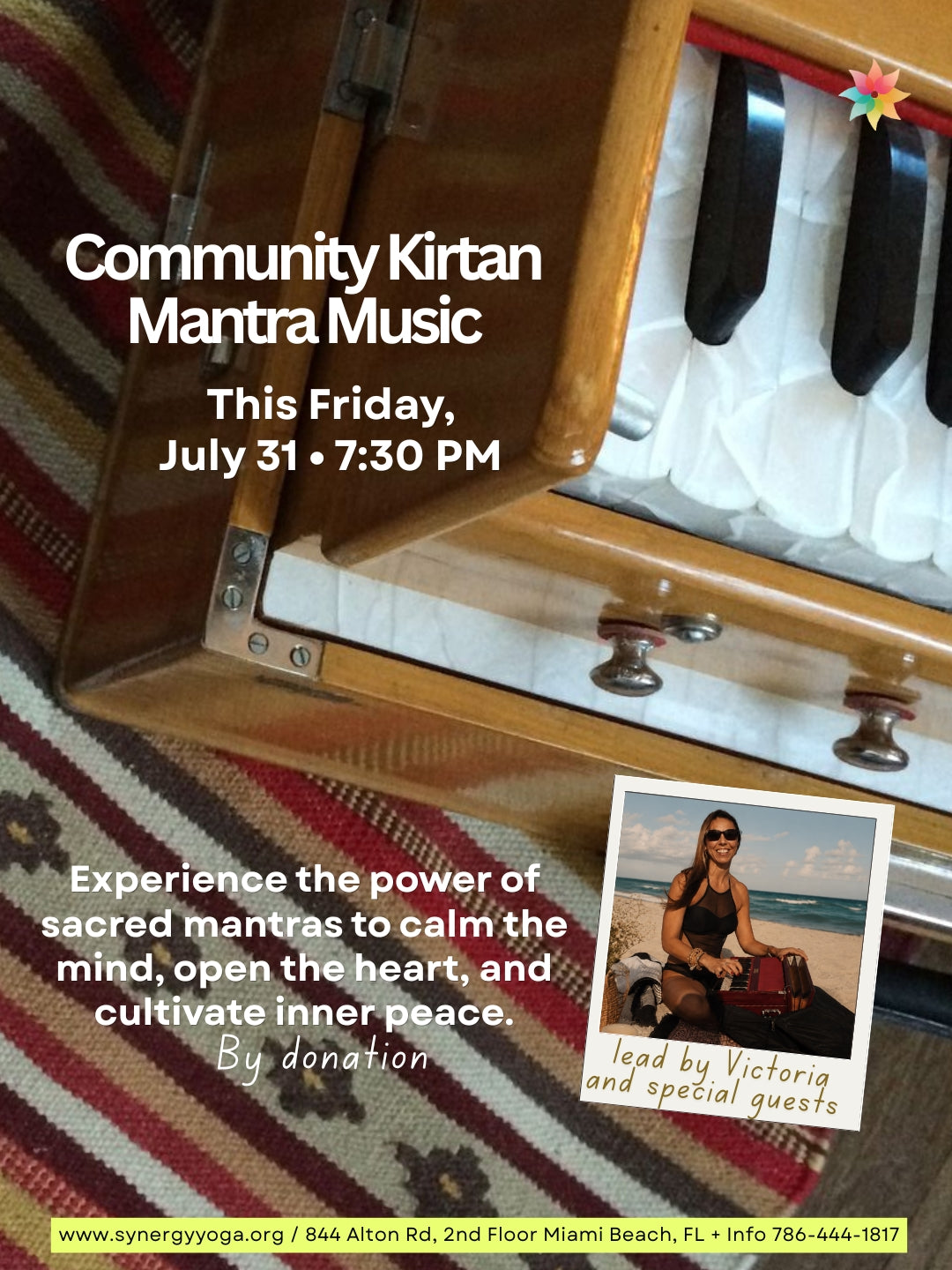 Community Kirtan Mantra Music - This Friday, July 31 • 7:30 PM