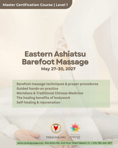 Ashiatsu Barefoot Massage Course - May 27–30, 2027