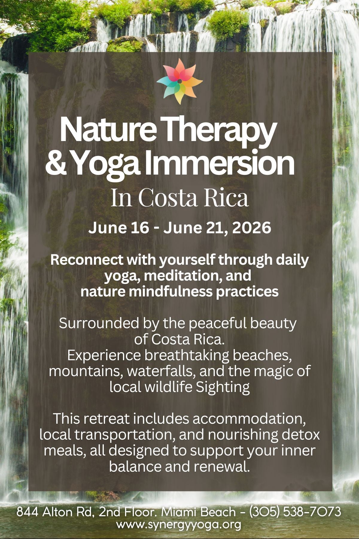 Nature Therapy & Yoga Immersion In Costa Rica - June 16 - June 21, 2026