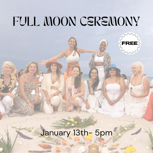 FREE Full Moon Yoga & Ceremony- South Pointe Beach -January 13th- 5pm