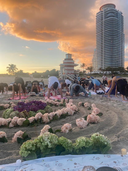 FREE Full Moon Yoga & Ceremony South Pointe Beach February 12th @5pm