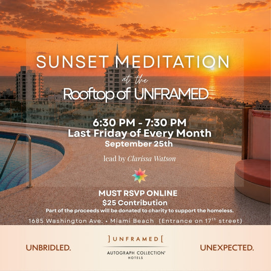 Sunset Meditation at The Rooftop of UNFRAMED