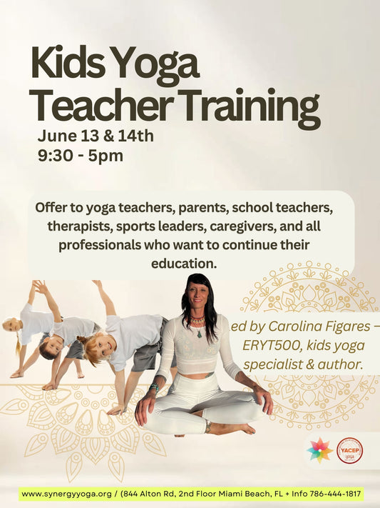 12HR YACEP Kids Yoga Teacher Training - June 13 & 14th