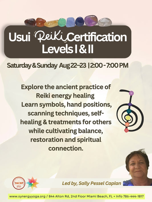 Usui Reiki Certification Levels I & II - Saturday & Sunday  Aug 22–23  | 2:00 - 7:00 PM
