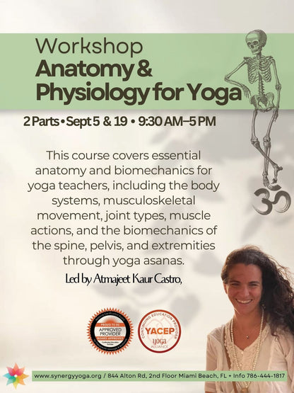 Anatomy & Physiology open for all | 2 Parts • Sept 5 & 19 • 9:30 AM–5 PM