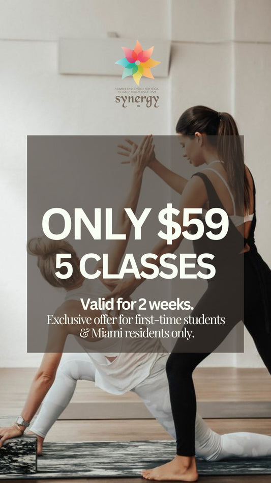 Only $59 – 5 Classes