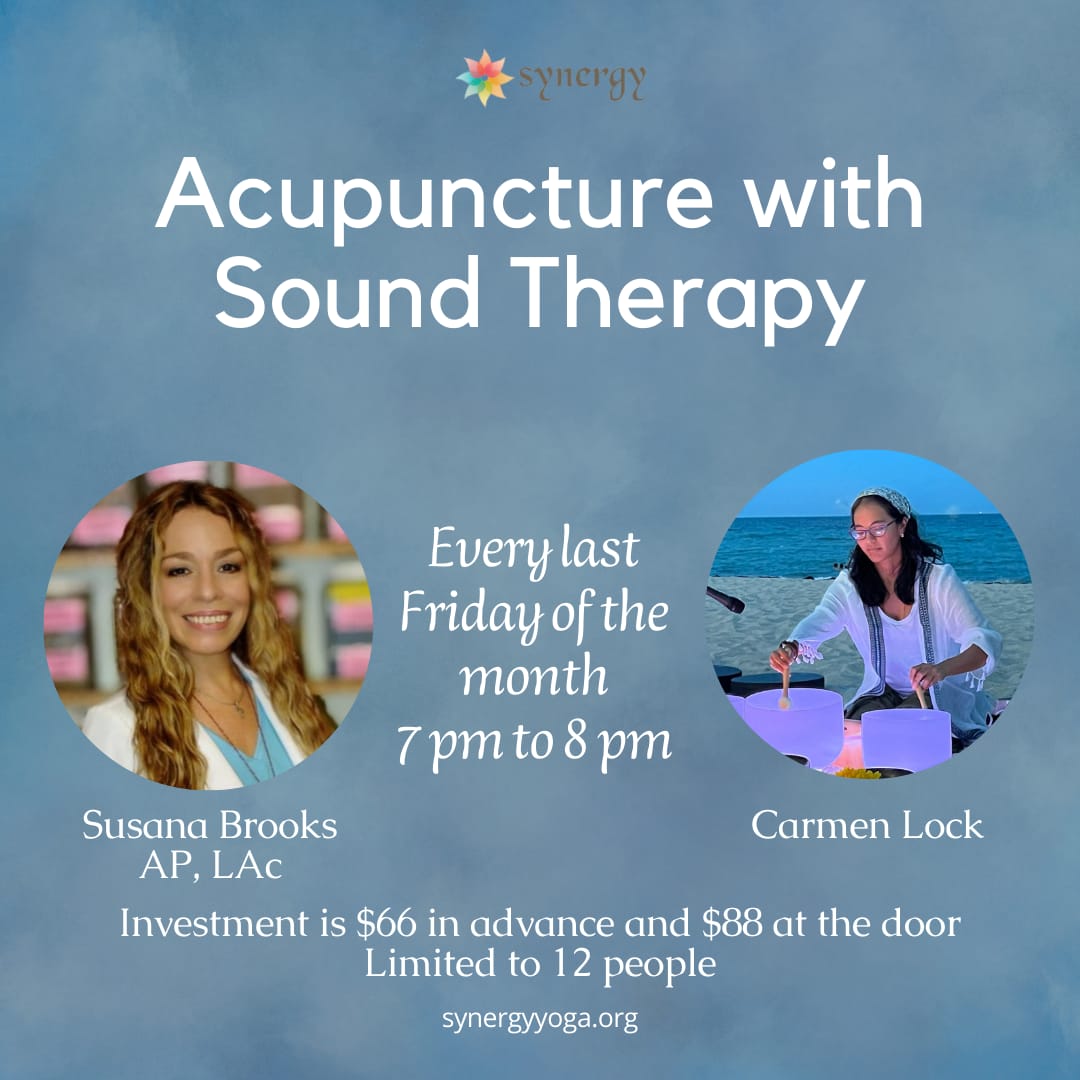 Acupuncture & Sound Bath - Friday October 25th - 7pm