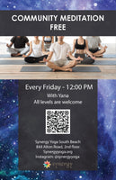 FREE Community Meditation- Fridays Noon