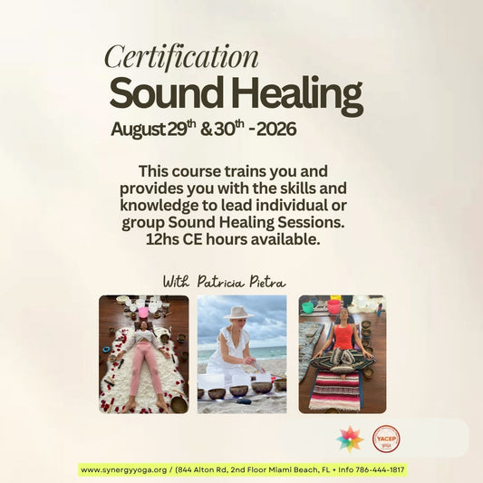 Sound Healing Certification- August 29th & 30th-2026